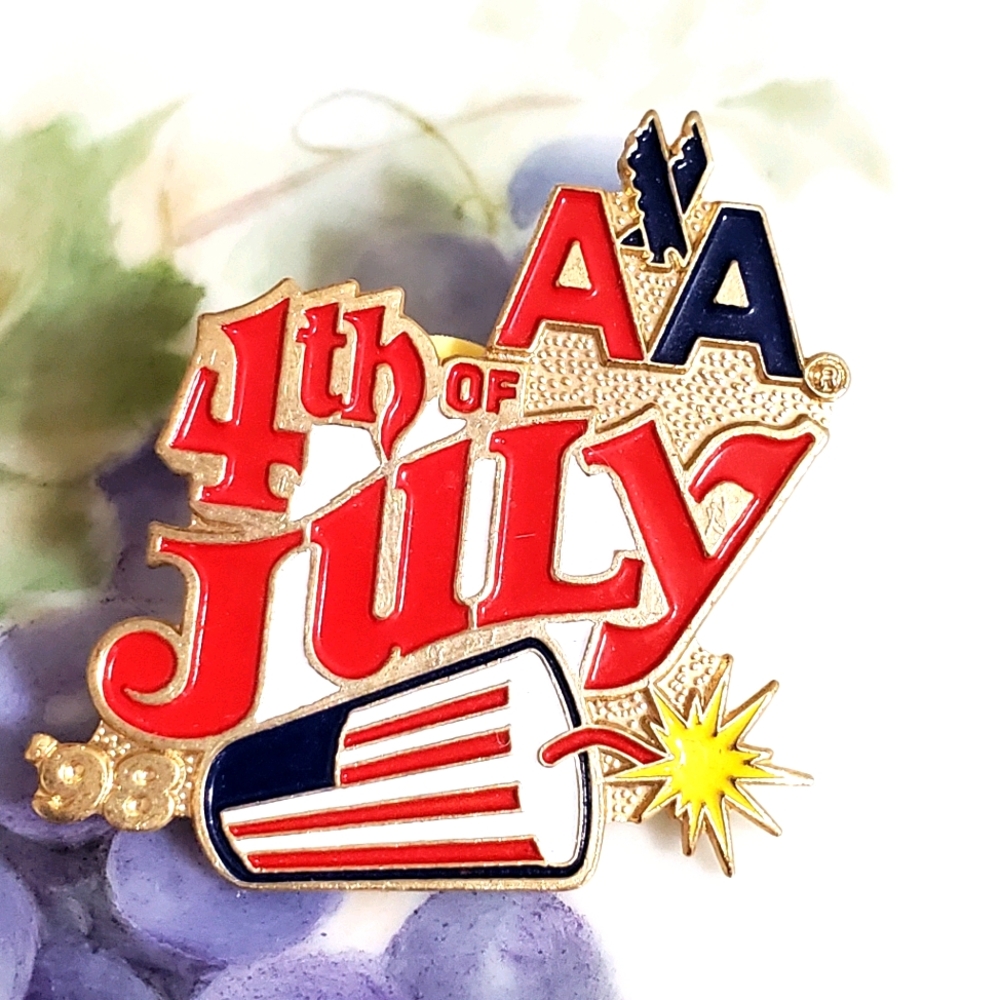 AMERICAN AIRLINES Legacy AA logo 4th of July 1998 HTF